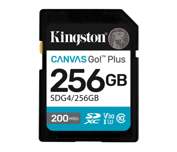 Kingston 256GB SDXC Canvas Go! Plus Gen4 200MB/s C10 UHS-I U3 V30 - 1333700 - zdjęcie 2